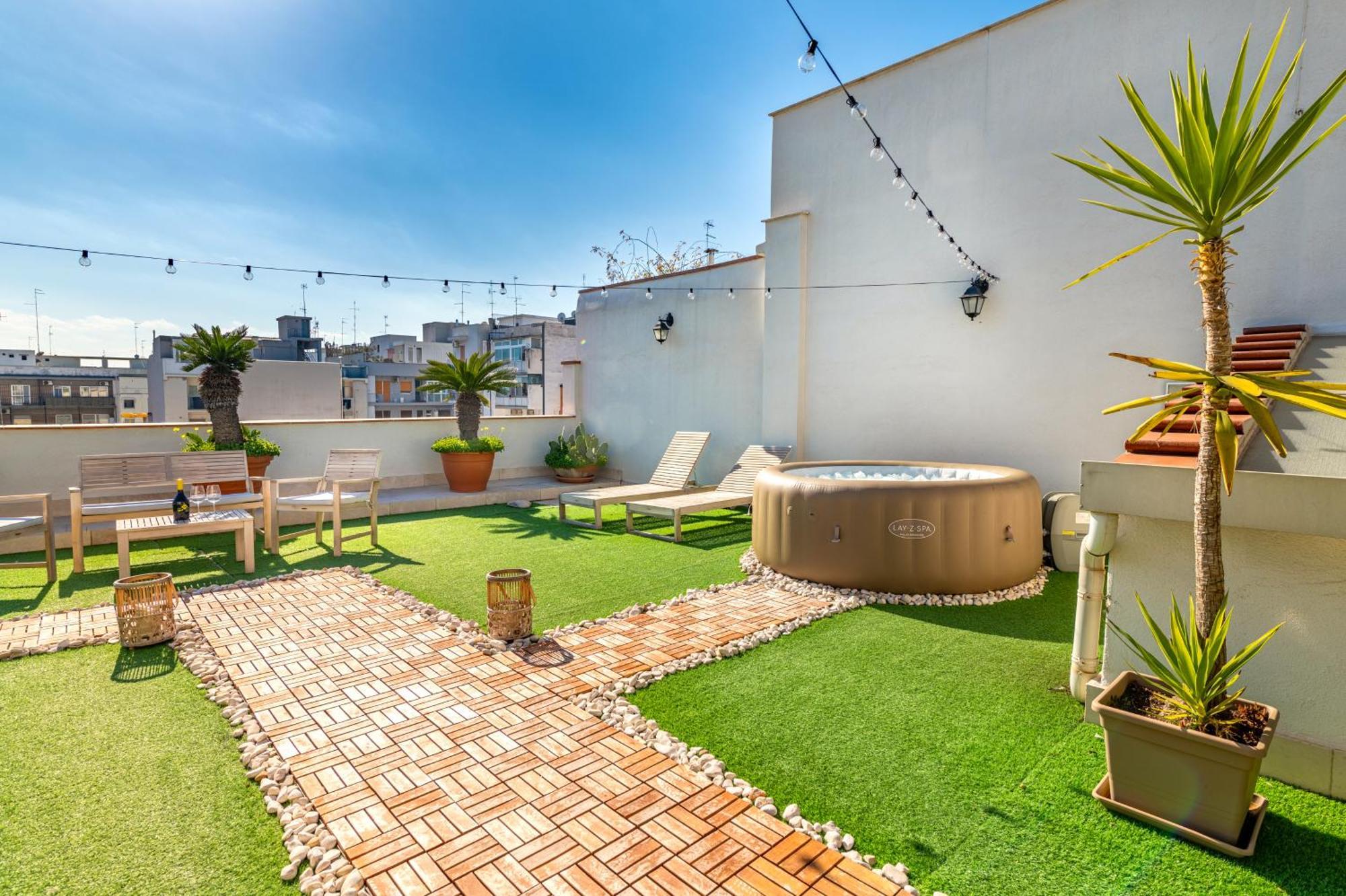 150Mq Rooftop Paradise - Spacious Private Terrace บารี ภายนอก รูปภาพ