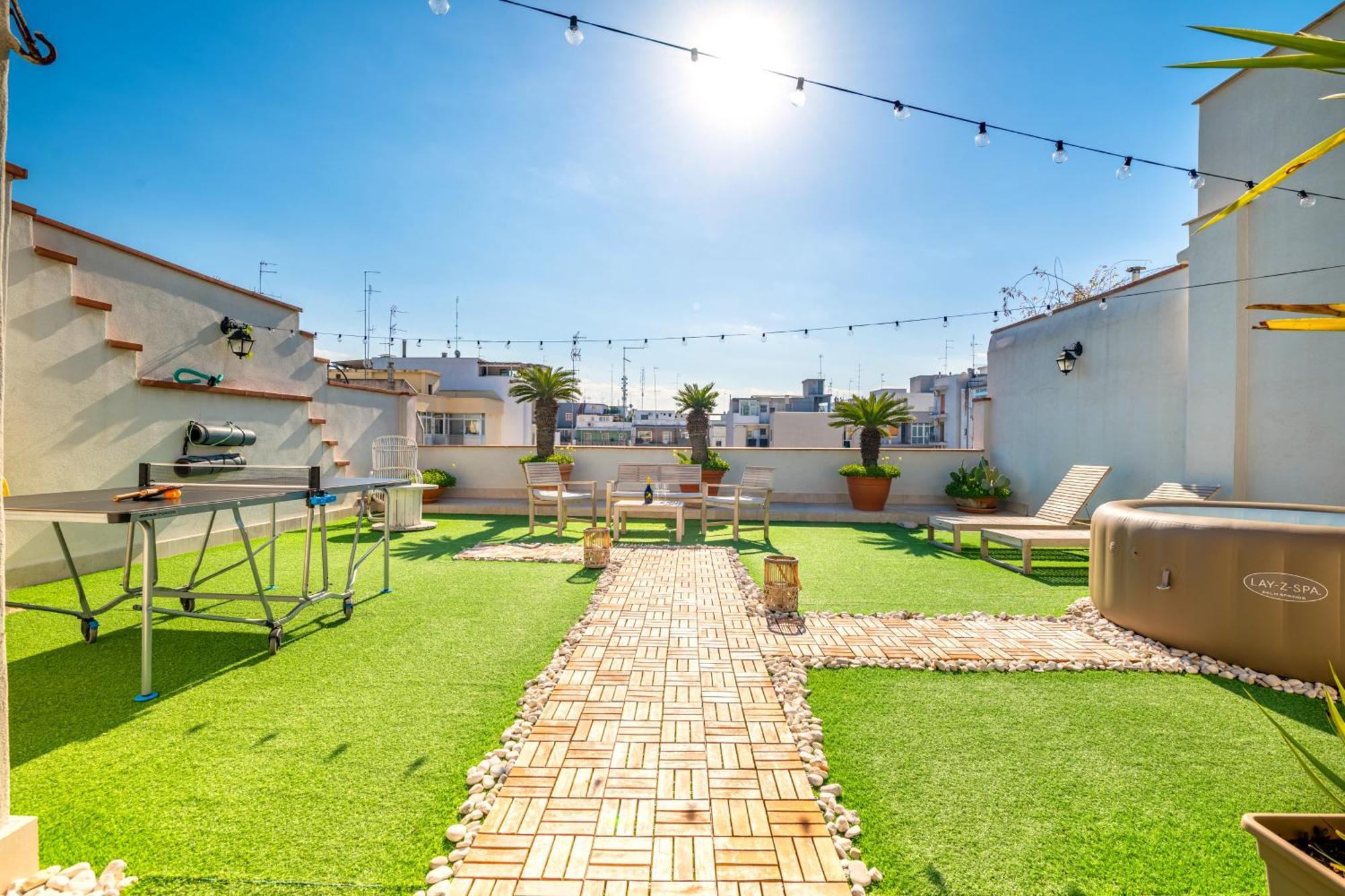 150Mq Rooftop Paradise - Spacious Private Terrace บารี ภายนอก รูปภาพ