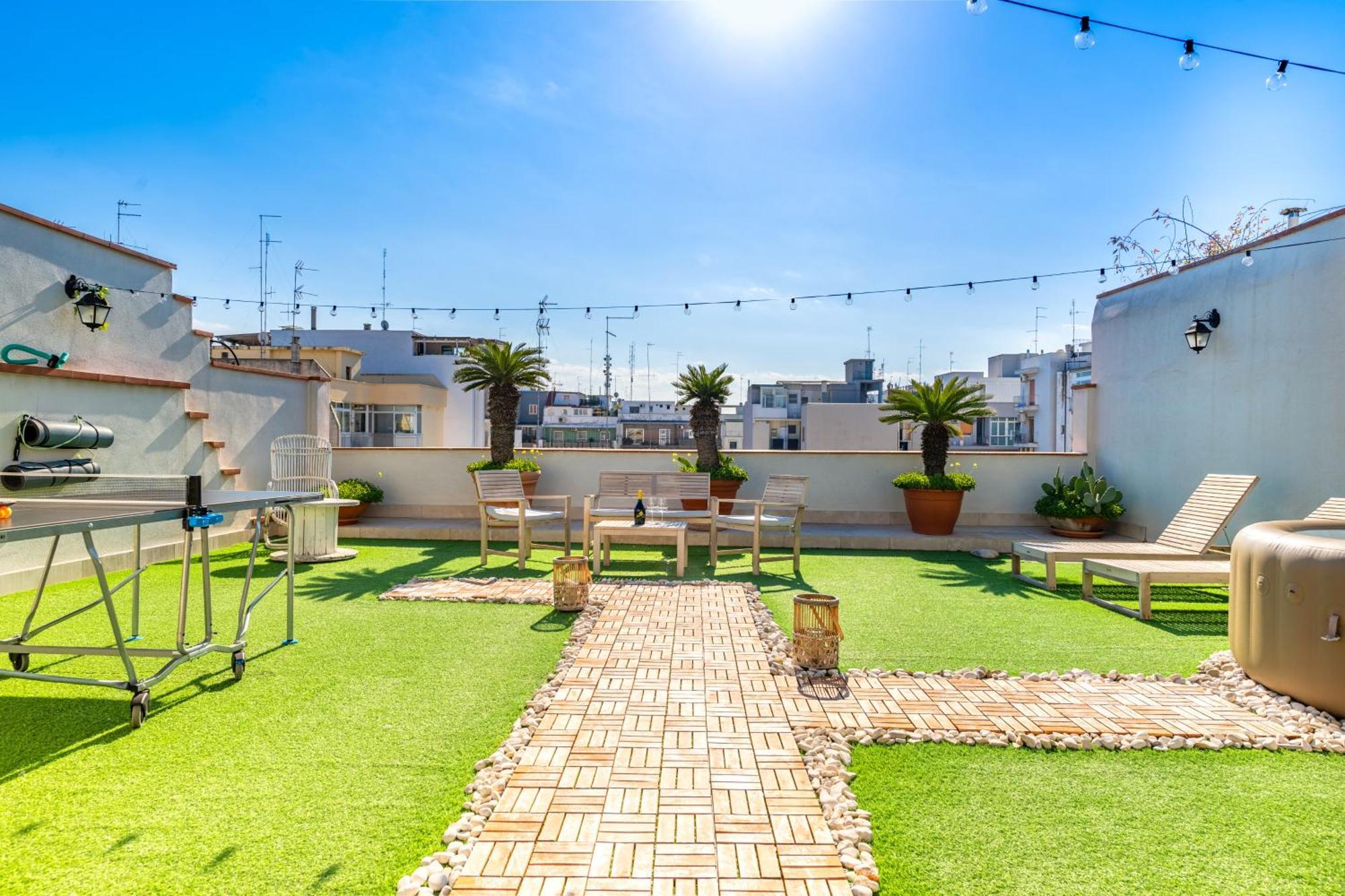 150Mq Rooftop Paradise - Spacious Private Terrace บารี ภายนอก รูปภาพ